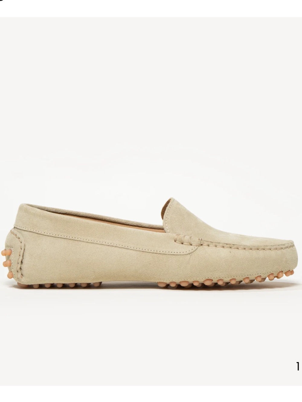 M.Gemi The Felize Suede Loafer in Latte Suede